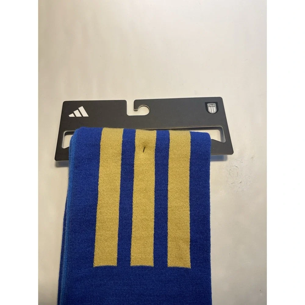 Adidas Italy Scarf Logo & Crest Match Day World Cup Blue New